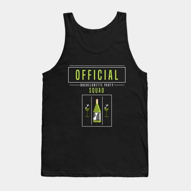 Official bachelorette party squad Tank Top by Markus Schnabel